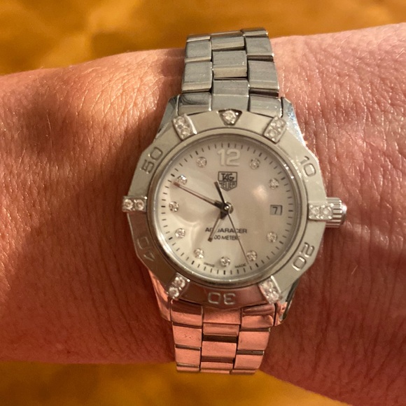 Tag Heuer Aquaracer with diamonds women’s watch - Picture 1 of 12